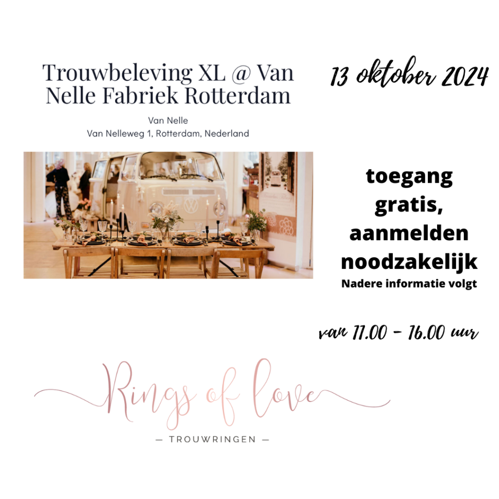 Rings of Love | Trouwringen Thuis beurs Trouwbeleving